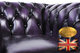 Sillón Chester modelo Brighton en cuero natural -Púrpura Gastado - Foto 6