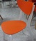 Silla apilable Linna de polipropileno color naranja - Foto 1