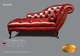 Auténtico chester divan en cuero 100% natural