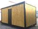 Caseta modular forrada de madera