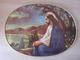 Cuadro ovalado Jesus rezando - Foto 1