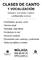 Clases de canto. málaga. técnica vocal