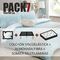 Pack cama nº 7 135x190cm colchón somier almohada - nuevo