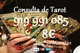 Consulta de cartas/tirada de tarot 919 991 085