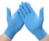 Guantes de nitrilo desechables sin polvo azul fuerte (paquete de