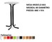 Mesas altas de aluminio, acero y madera ideal para bares - Foto 4