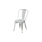 Silla olix, acero, gris plata