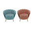 Sillón ROUZ, tapizado velvet - Foto 1