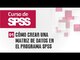 Formación y ayuda en métodos y técnicas con el programa spss